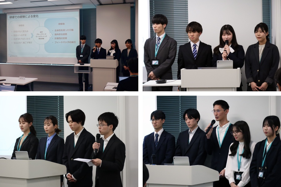 ＜ 一人ひとりしっかりと決意表明を行う姿に成長を感じられました ＞