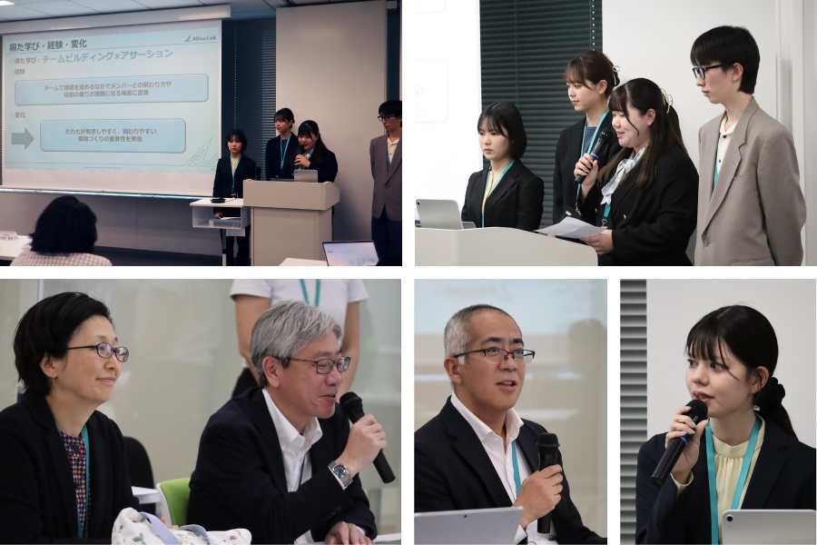 ＜ 学びのポイントは人それぞれ、決意表明にも新入社員の個性が出ていました ＞