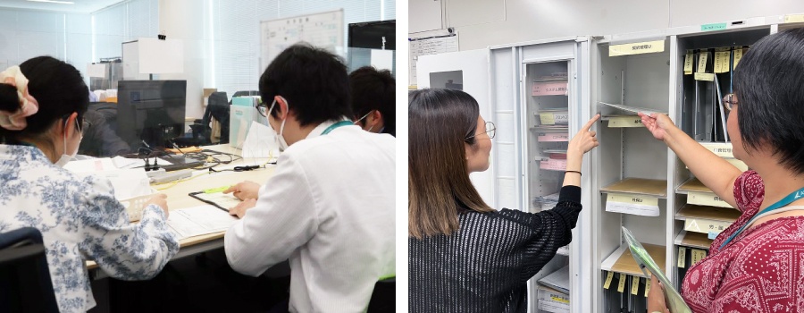＜業務を教えるジョブチューターの様子＞