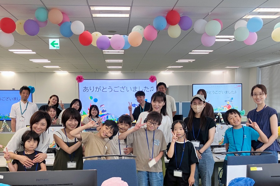 ＜ 参加者のみなさんと記念撮影！ 楽しい夏休みの思い出となりました ＞