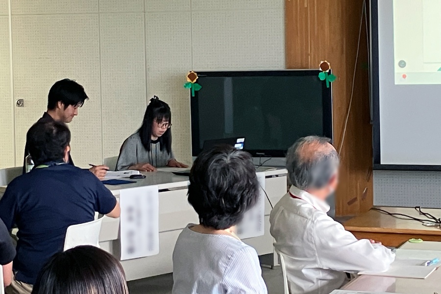 ＜初めのセミナー登壇。緊張しながらも「障がいのある方の活躍機会創出」への想いをお伝えしました＞