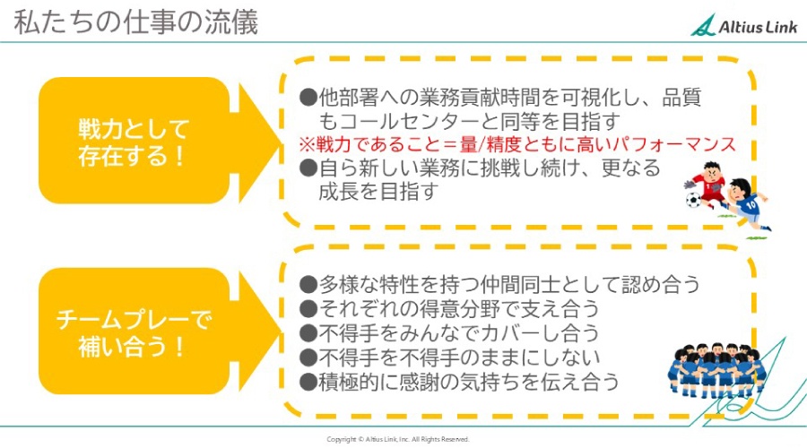 ＜事務サポートユニットの仕事の流儀もお伝えさせていただきました＞