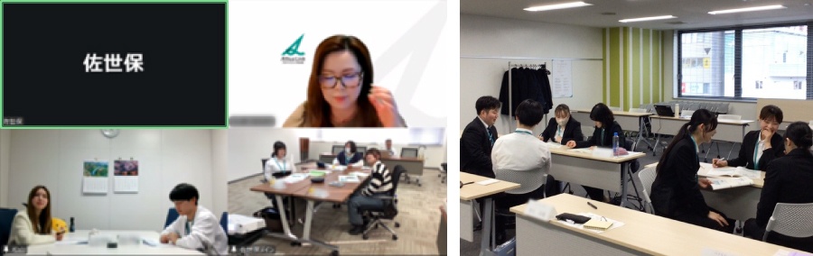 ＜各拠点をオンラインでつなぎ、グループワーク！生き延びるために必要なものとは…？＞