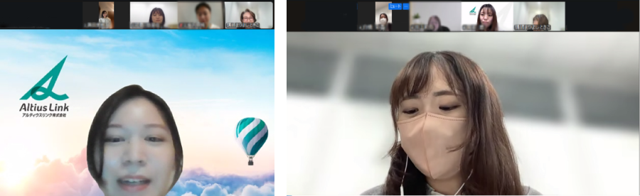 ＜働く上で大切にしていることでは、「独自性」「自己実現」「安定性」など様々な意見が出ました＞