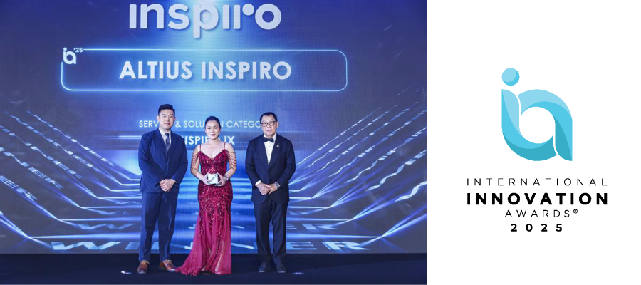 ＜受賞式の様子。写真中央がシニアバイスプレジデント（SVP）のPhoebe Magsino-Erni＞