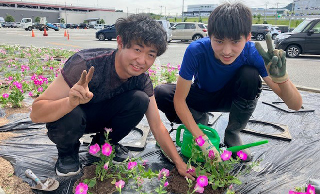 山形グリーンユニットでの様子